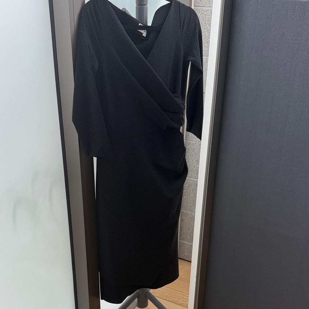 Chiara Boni Black Long Sleeve Dress